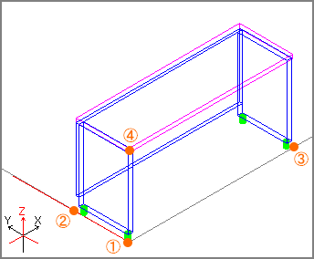 サイズのX,Y,Zのチェックをはずした状態