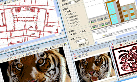 画像を図面に、図面を画像に。多彩に変換