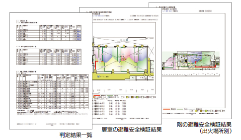 設計の自由度を確保しつつ、避難の安全性を検証